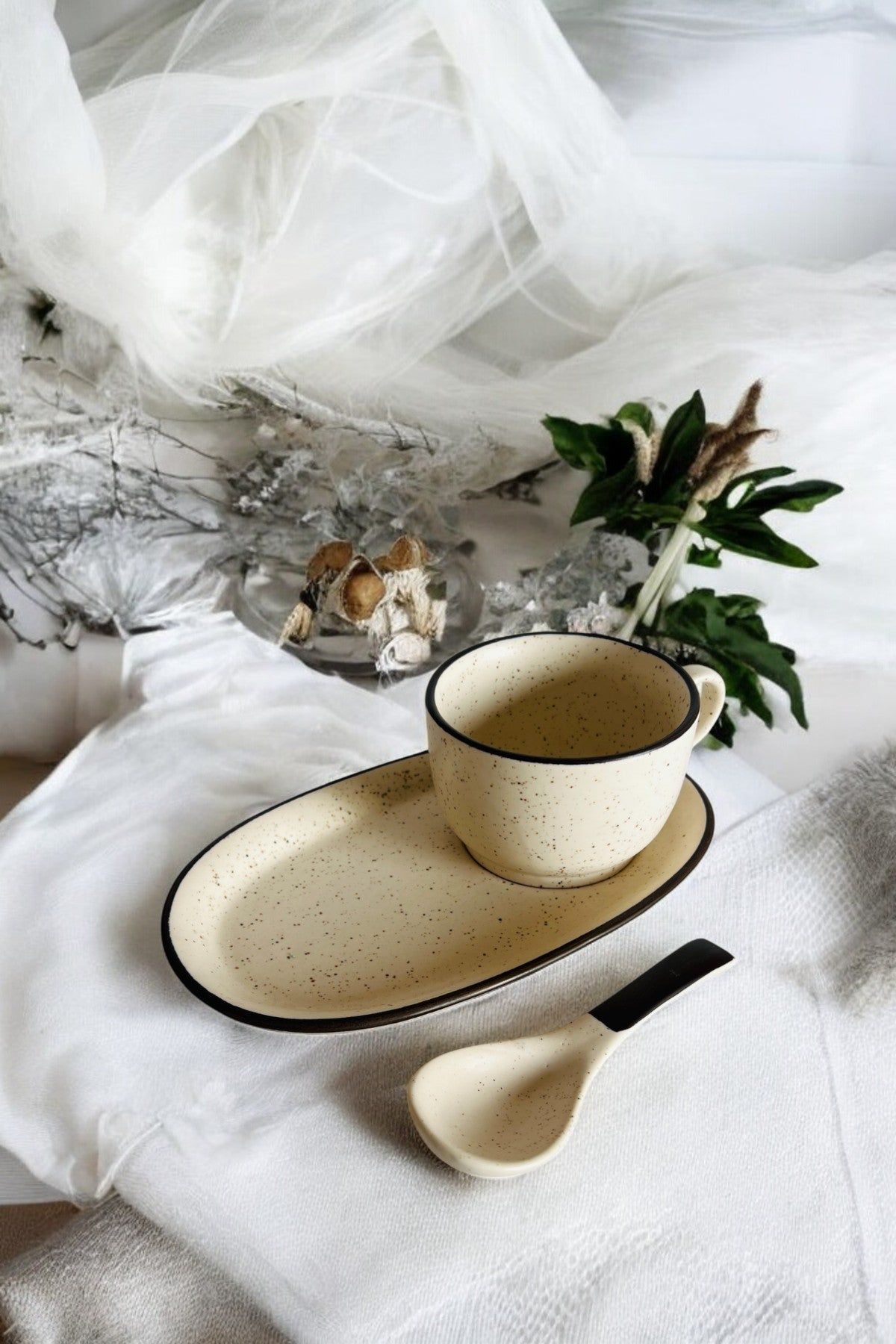 Monochrome Harmony Soup Set